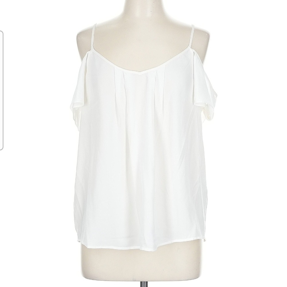 Joie Silk Women's White Cold Shoulder Top